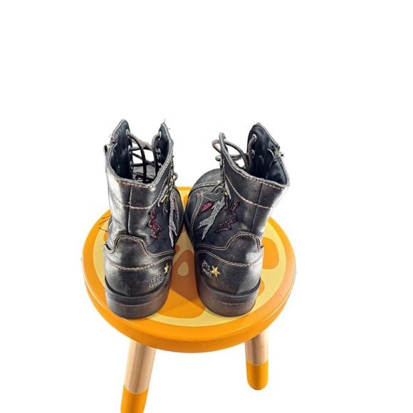 Justice‎ Girls Zip Up Boots Size 7 - Picture 4 of 5